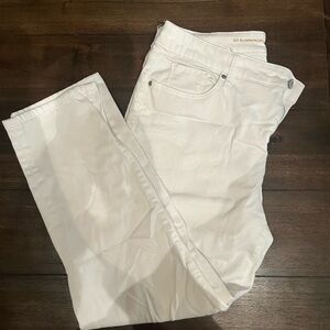 Chico's White Straight Leg Jeans